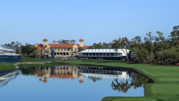 The final hole at TPC Sawgrass